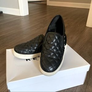 Madden Girl Black Quilted Slip-Shoes!
